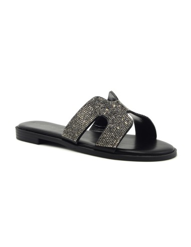 Kharisma sandalo a ciabatta con strass